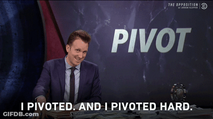 Pivot Hard Jordan Klepper GIF