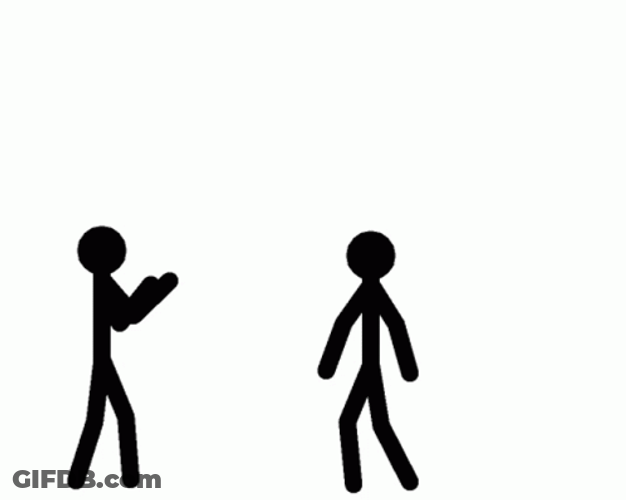 Pivot Stickman One Shoot Animation GIF