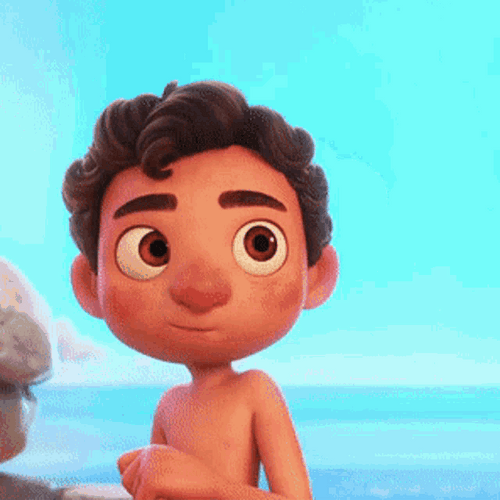 Pixar Cute Luca Paguro GIF
