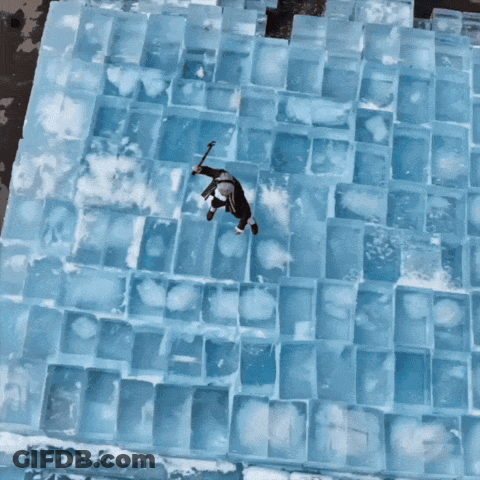 Pixel Art Beach Iceman GIF