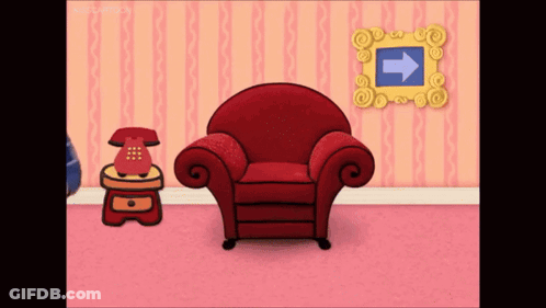 Pixel Art Bedroom With Bed Nightstand Wardrobe Shelves GIF