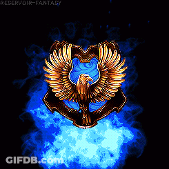 Pixel Art Bird On Shield With Reservoir-Fantasy GIF