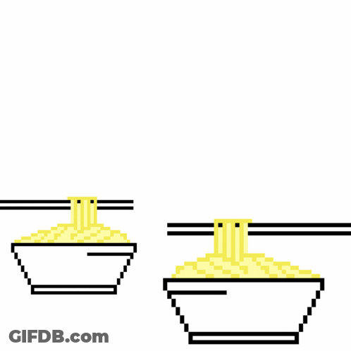 Pixel Art Bowl Of Noodles Wanna Get Pho GIF