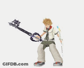 Pixel Art Boy Holding Large Key GIF