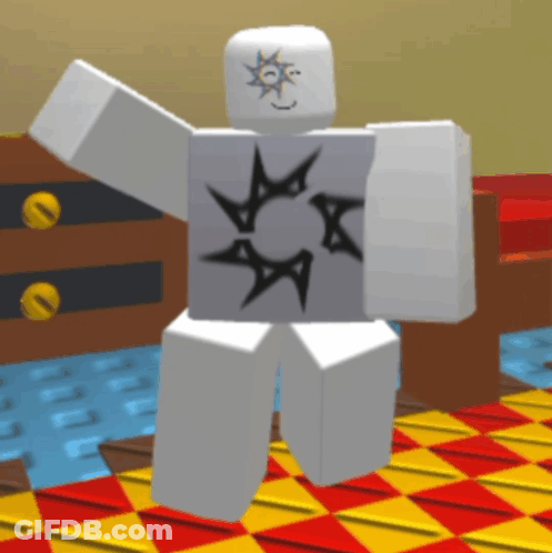 Pixel Art Cartoon Character With Television Head And Antennas GIF