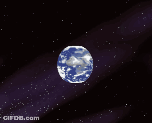 Pixel Art Cat In Spaceship GIF