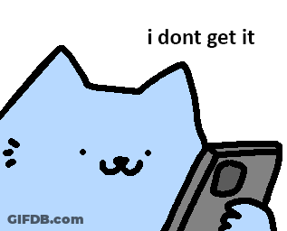 Pixel Art Cat Saying I Dont Get It GIF