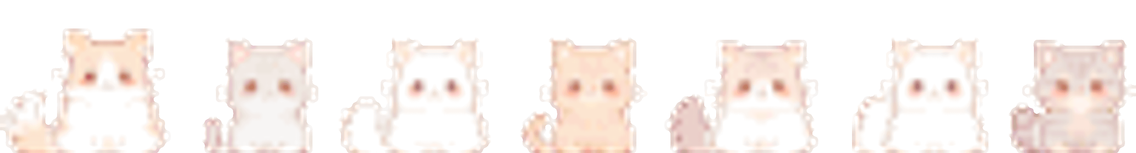 Pixel Art Cat Sticker GIF
