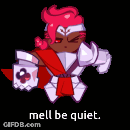 Pixel Art Character Mell Be Quiet GIF