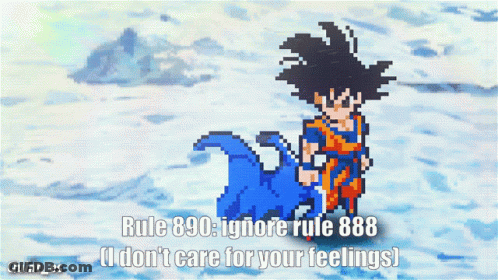 Pixel Art Character Rule 890 Ignore Rule 888 GIF