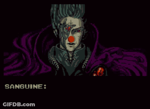 Pixel Art Clown All Your Base Are Belong To Us GIF