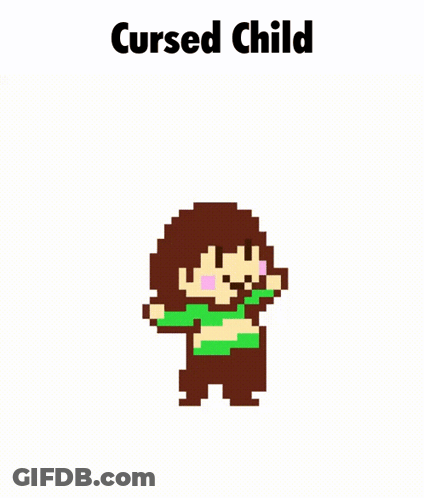 Pixel Art Cursed Child GIF