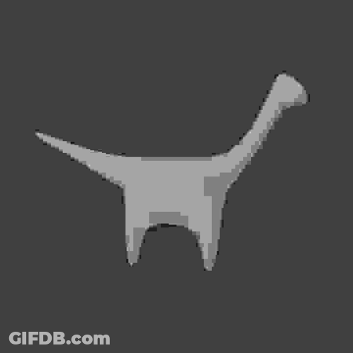 Pixel Art Dinosaur GIF