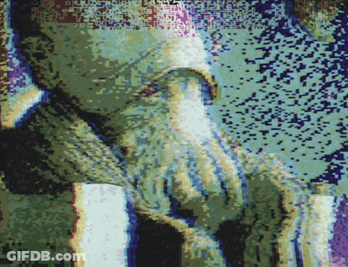 Pixel Art Drawing Of A Man's Face GIF