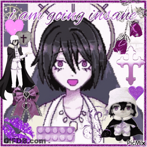 Pixel Art Girl Saying I Am Going Insane GIF