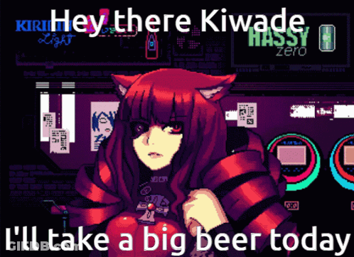 Pixel Art Girl With Cat Ear GIF