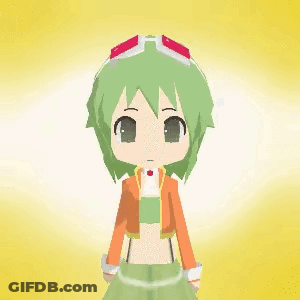 Pixel Art Girl With Green Hair And Sunglasses GIF
