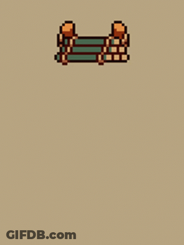 Pixel Art Ladder With Shadow GIF