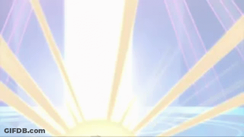 Pixel Art Light Coming Out Of Hole In Sky GIF