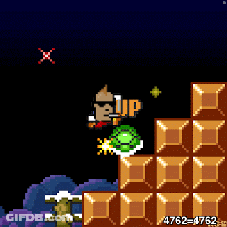 Pixel Art Man And Frog 4762-4762 GIF