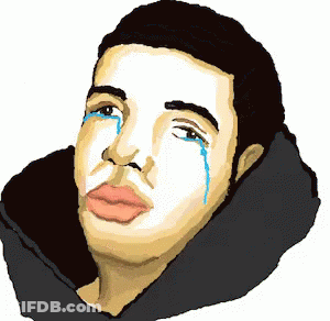 Pixel Art Man Crying With Tears GIF