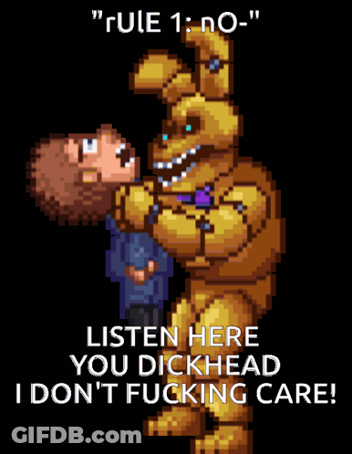 Pixel Art Man Kissing Bunny Rule 1 No GIF