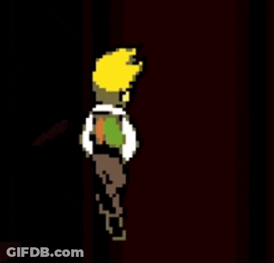 Pixel Art Man Named Miss GIF