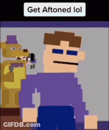 Pixel Art Man Next To Teddy Bear Saying Get Affoned LOL GIF