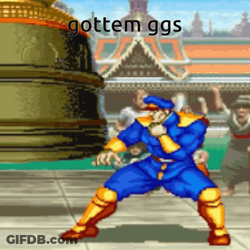 Pixel Art Man Saying Gottem Ggs GIF