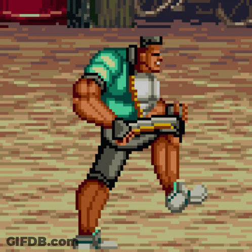 Pixel Art Man Walking GIF
