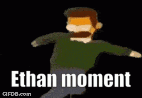 Pixel Art Man With Beard Ethan Moment GIF