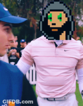 Pixel Art Man With Beard GIF