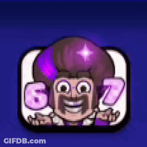 Pixel Art Man With Purple Hat And Star In Head GIF
