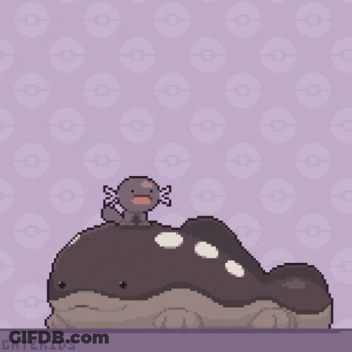 Pixel Art Monkey Sitting On Frog GIF