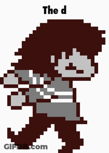 Pixel Art Monster The D GIF