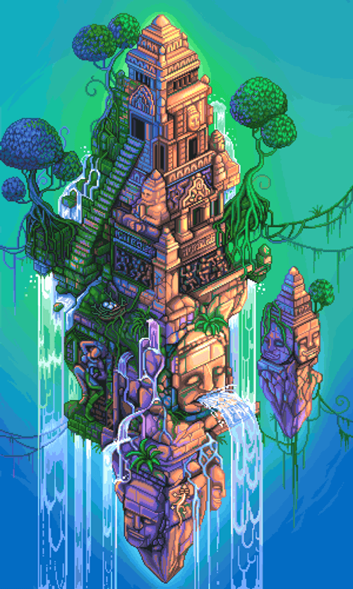Pixel Art Panduranga Ambience GIF