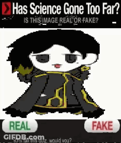 Pixel Art Person Asking If Science Is Gone Too Far GIF