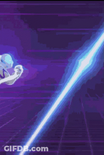 Pixel Art Person Flying Through Air GIF