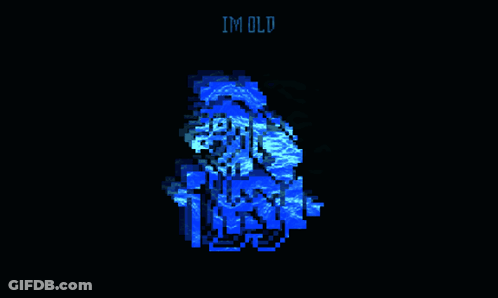 Pixel Art Person I'm Old GIF