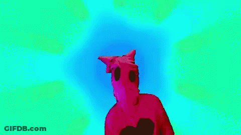 Pixel Art Person Wearing Mask GIF