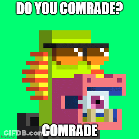 Pixel Art Person With Do You Comrade Comrade GIF