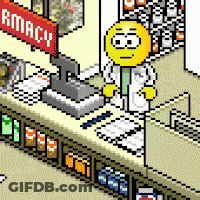 Pixel Art Pharmacy Sign GIF