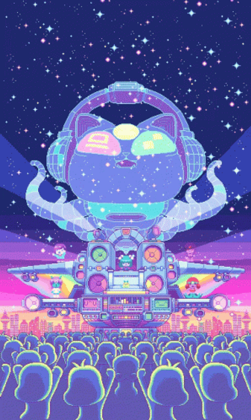 Pixel Art Psychedelic Paul Robertson GIF