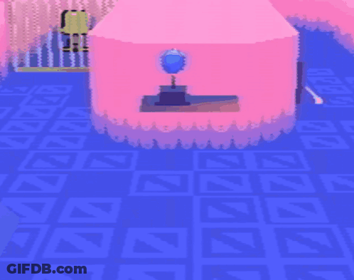 Pixel Art Room With Caught On Floor GIF