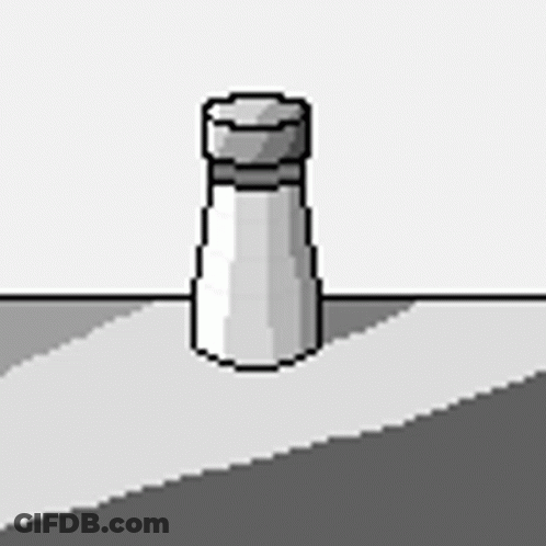 Pixel Art Salt Shaker On Ground GIF