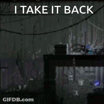 Pixel Art Saying I Take It Back GIF