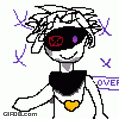 Pixel Art Sheep Wearing Mask And Heart GIF