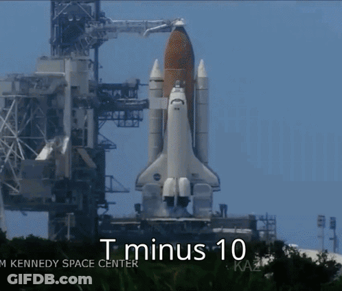Pixel Art Space Ship With Letters DD GIF