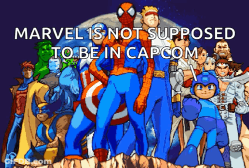 Pixel Art Superhero In Red Suit GIF