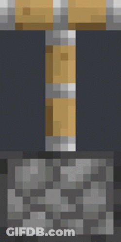 Pixel Art Wooden Plank On Pile Of Bricks GIF